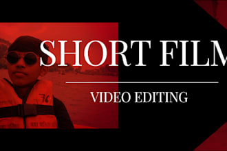 professionally edit your short film with vfx and sound design