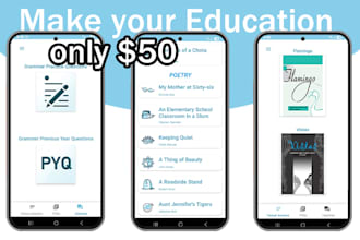create educational app for you