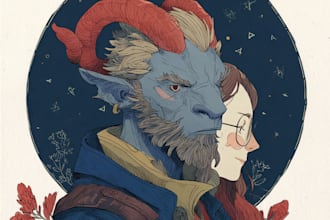 draw cute cartoon portrait, couple or family illustration, unique gift