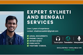 be your sylheti translator