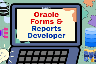 develop oracle forms and reports, sql and plsql queries