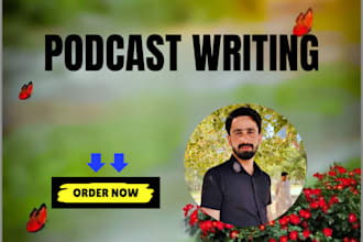 research and write engaging podcast content for your brand