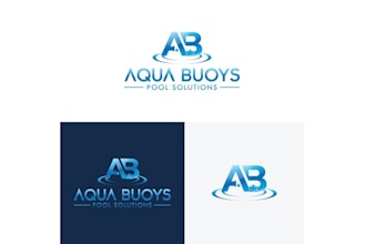 design eye catching pool plumbing maintenance company logo