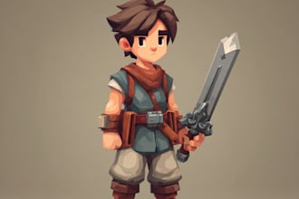 create 2d game characters and game assets