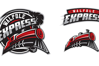 design hand drawn steam logo for your business or company