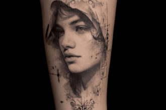 do custom tattoo design realistic, full sleeve tattoo