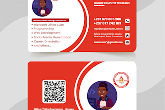 design a professional, print ready business card