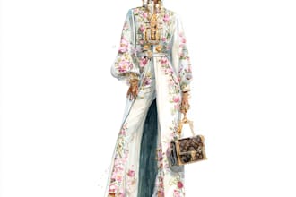 draw fashion moodboards and research boards