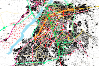 create a gis map and database for your spatial data