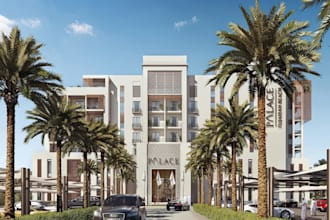 create high end architectural visuals using corona render