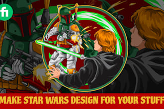 create star wars design for your business