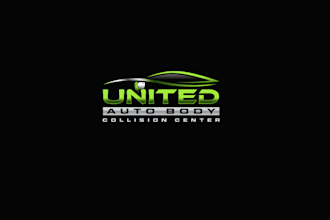 design united auto body logo
