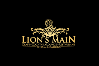design unique craft cocktail lounge restaurant logo