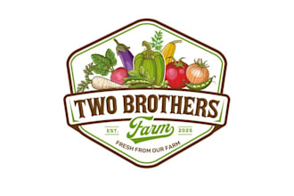 design unique vegetable gardening logo