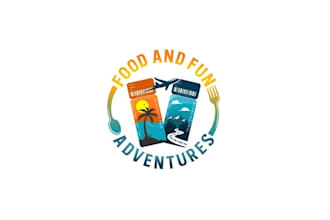 design elegant wonderful travel agency logo