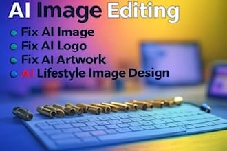fix ai image,logo and art with ai image editing, ai product life style images