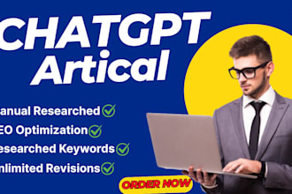 write top quality chatgpt, openai and chatbot ai articles for you