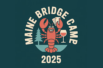 design magnificent maine bridge camp logo