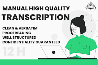 transcribe video and do audio transcription