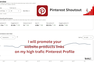 promote your link on my high traffic pinterest profile