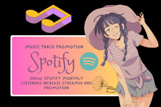 grow spotify monthly listeners increase streamer and promotion