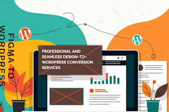 convert figma, xd, PSD to wordpress with elementor