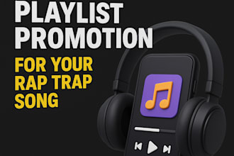 do music playlist promotion for your rap trap song