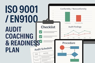 help you prepare for your iso 9001 or en9100 audit with expert guidance