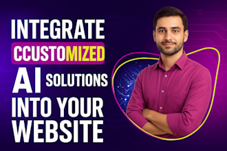 integrate customized ai solutions, ai chatbot into your website