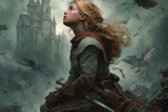 illustrate fantasy book covers and ebook covers