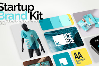 create a professional brand identity kit for your startup