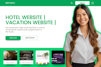 design hotel website, vacation website, hotel booking website, airbnb website