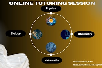 be your physics, mathematics, biology and chemistry tutor