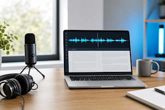 transcribe english audio and video into clean text