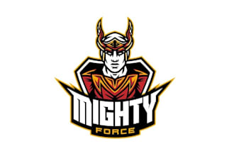 design super strong force manly products logo