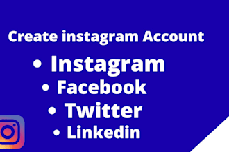 create your instagram account