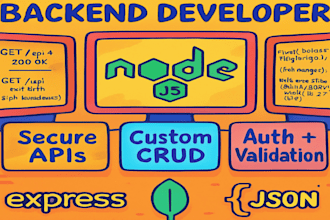 build backend API using nodejs and express