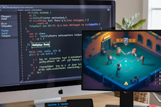 develop 2d multiplayer game with javascript, phaser or html5