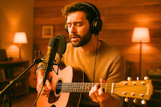 professionally record acoustic guitar, country rock, country pop, country blues