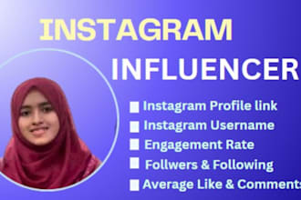 find best instagram influencer for you