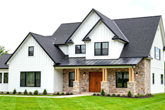do 3d architectural exterior design and interior design