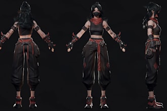 create realistic 3d characters, metahuman models and game character for ue5