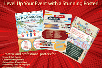 design promotional flyers or event posters
