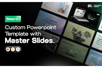 create a custom powerpoint template with master slides