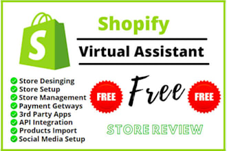 be your shopify virtual assistant store manage