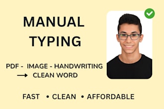 do pdf to word, pdf to excel, data entry, copy paste work