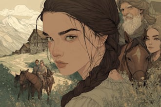 do fantasy and medieval style illustration or character art