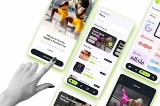 build health care app, fitness app, clinic website, spa website, sport website