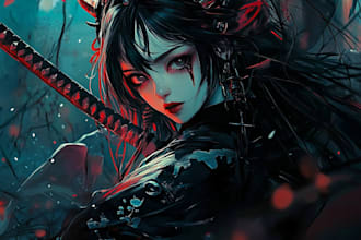sololeveling style anime dark manga character cover