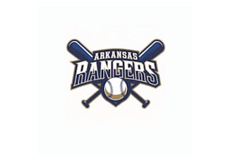design rangers youth baseball team logo